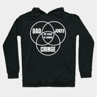 Dad jokes triple venn diagram Hoodie